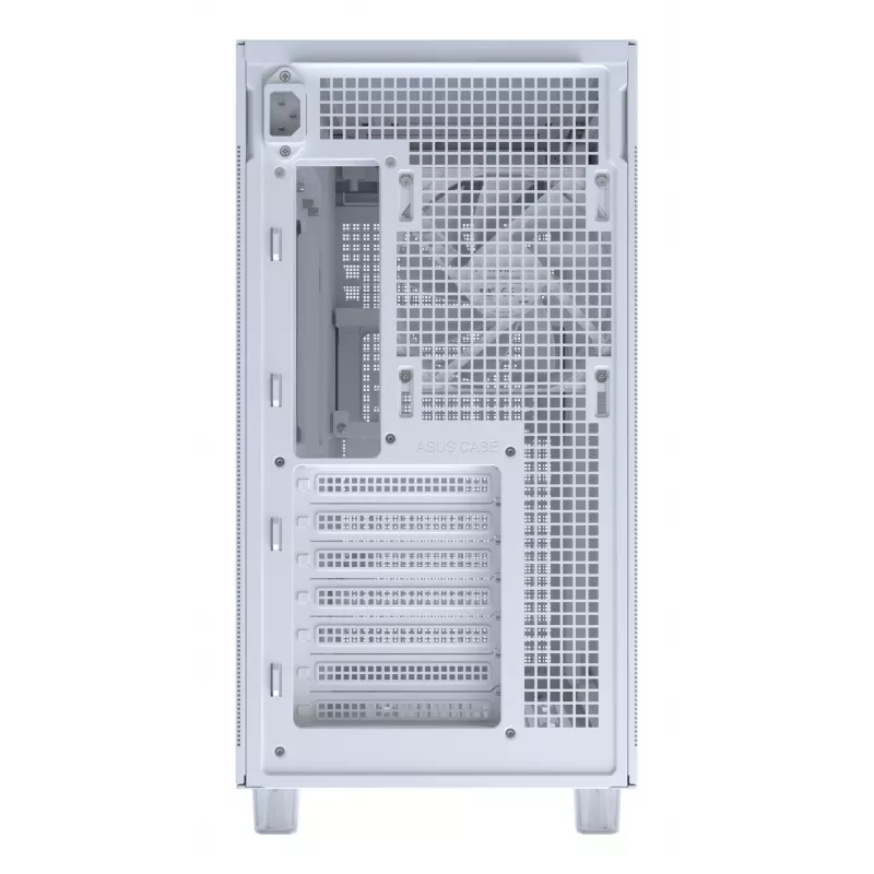 ASUS PRIME AP303 TG 90DC00V3-B39010 PC skriňa Midi Tower, ATX/Micro-ATX, tvrdené sklo, 2x USB 3.2, bez zdroja, biela