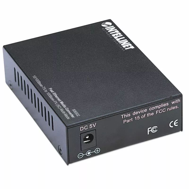 Intellinet Fast Ethernet mediakonvertor, 10/100Base-Tx na 100Base-Fx (SC) multimode, 2 km