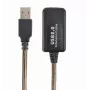 GEMBIRD aktívny predlžovací kábel USB 2.0, 10 m - čierny