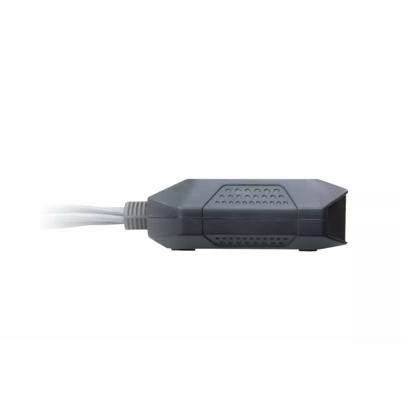 KVM switch ATEN CS22DP-AT 2-portový USB DisplayPort, 4K@30Hz, USB-A konzola, audio, 1,2 m kábel