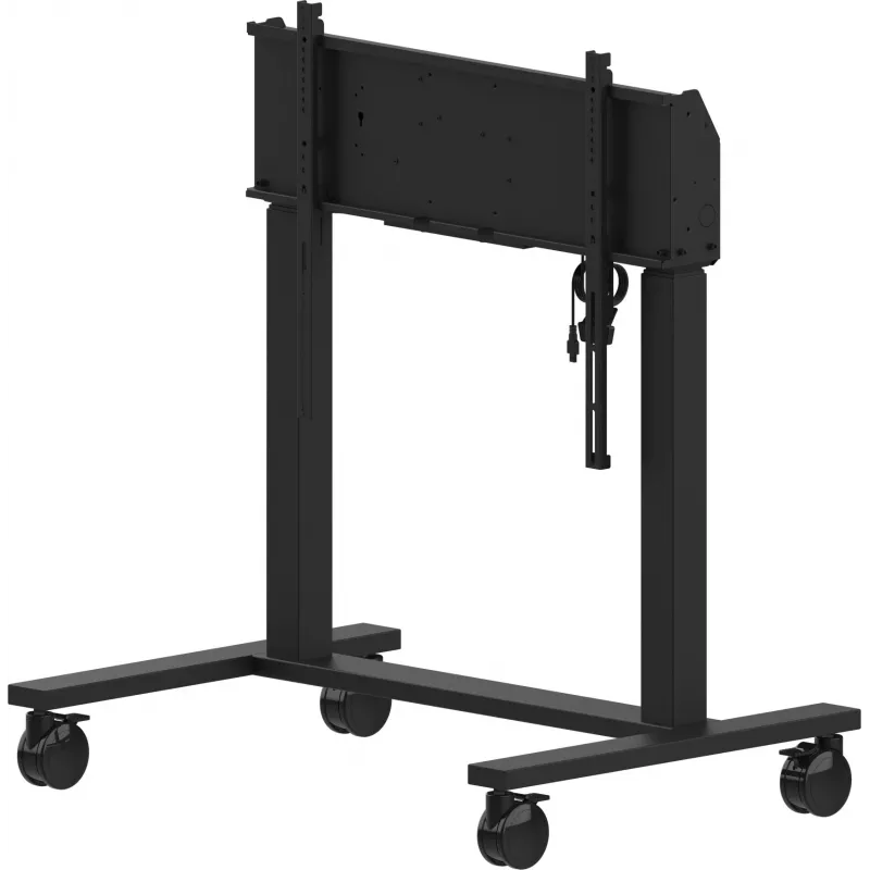iiyama MD-CAR2031-B1 elektrický podlahový zdvihák na kolieskach pre displeje 55–105 palcov, max. 120 kg, VESA 800x600, výška 850–1800 mm, čierny
