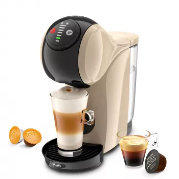 Kapslový kávovar De’Longhi Genio S – 0,8 l nádržka na vodu, 15 bar, pracovná doska, taupe
