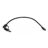 Unitek S1222A adaptér USB-C na disky M.2 NVMe a SATA 2,5/3,5-palcové s offline klonovaním, 10 Gbps, čierny