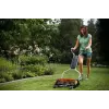 Fiskars StaySharp Max 113880 ručná vretenová kosačka, šírka kosenia 46 cm, výška kosenia 25–100 mm, čierna/oranžová