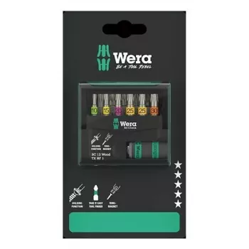 Wera 05073641001 Bit-Check 12 Wood TORX HF 1 SB sada bitov