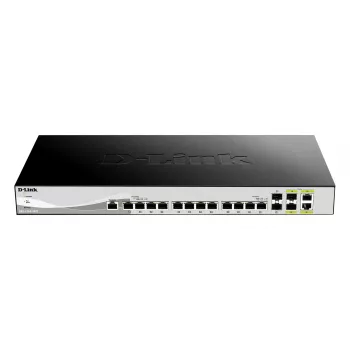 D-Link DXS-1210-16TC/E sieťový switch managed L2 10G Ethernet (100/1000/10000) sivá