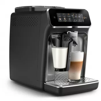 Kávovar Philips EP3349/70 — plne automatický, 15 bar, zásobník na zrná 275 g, keramický mlynček, nádoba na mlieko