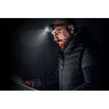 Čelová lampa Ledlenser HF8R Work čierna LED IP68 20 lm