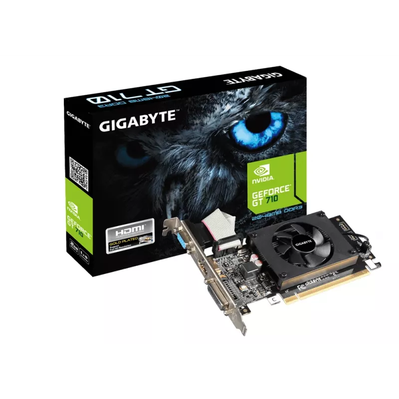 GIGABYTE GV-N710D3-2GL grafická karta NVIDIA GeForce GT 710 2 GB GDDR3