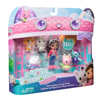 Spin Master Gabby's Dollhouse: Film – sada figúrok Cat-venture Crew, od 3 rokov