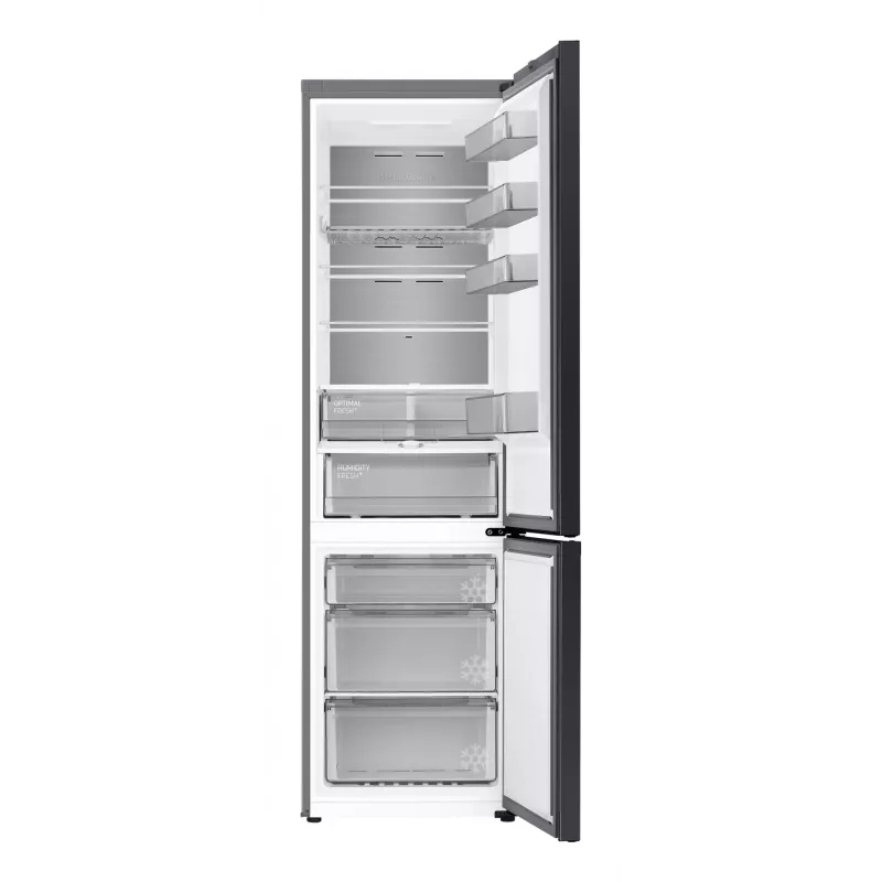 Samsung RL38C7B5BB1/EG Bespoke voľne stojaca chladnička s mrazničkou, 387 l (273 l + 114 l), 203 cm, energetická trieda B, SmartThings, tmavá nehrdzavejúca oceľ