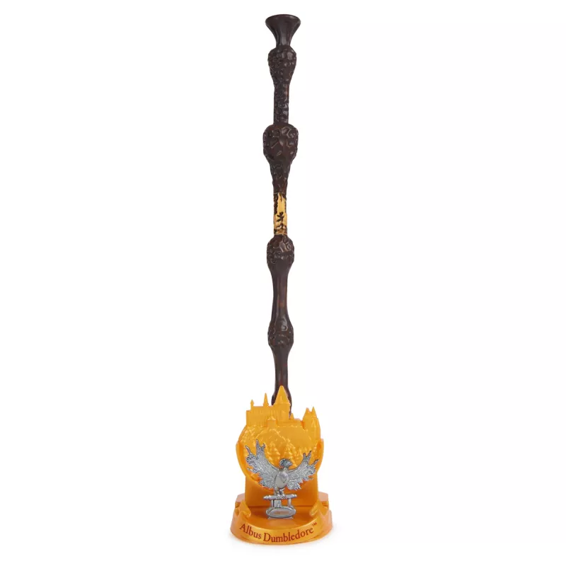Spin Master Wizarding World Harry Potter autentická palička Albusa Dumbledora so stojanom Rokfortu, na hranie rolí, plastová, od 14 rokov