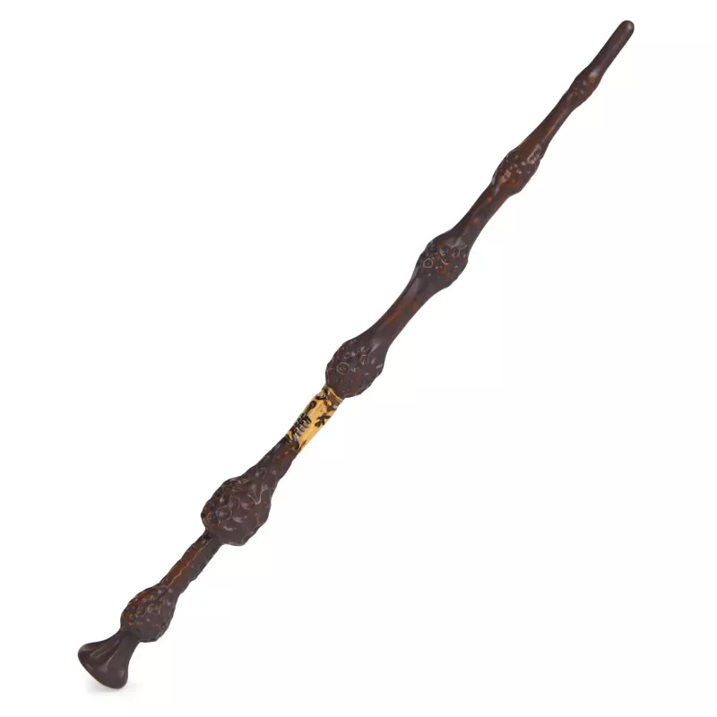 Spin Master Wizarding World Harry Potter autentická palička Albusa Dumbledora so stojanom Rokfortu, na hranie rolí, plastová, od 14 rokov