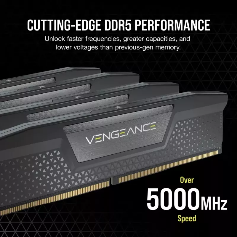 DIMM 96 GB DDR5-6000 (2x 48 GB) Dual-Kit, pamäť čierna, CMK96GX5M2B6000C30, Vengeance, INTEL XMP