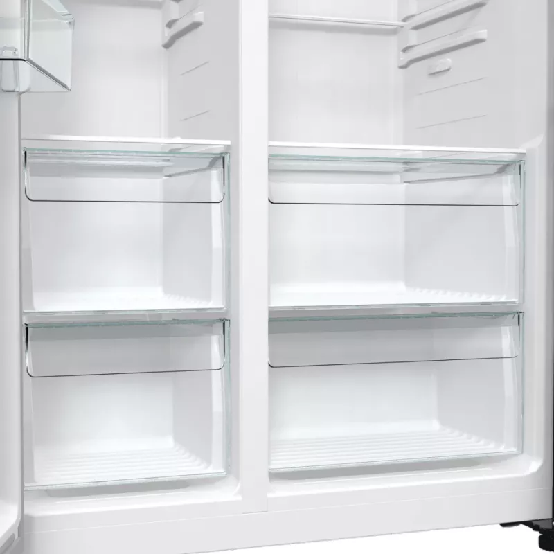 Gorenje NRR9185EABXLWD chladnička s mrazničkou Side-by-Side, 547 l (355 l + 192 l), ConvertActive, energetická trieda E, tmavá nehrdzavejúca oceľ