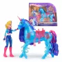 Figúrka Spin Master Unicorn Academy Isabel so skutočnou hrivou a chvostom a kefou