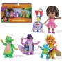 Dora, Fantastic Friends darčekový balíček s Dora, Boots, Tico, Isa a Fiesta Trio, hracie figúrky, detská hračka pre dievčatá a chlapcov od 3 rokov