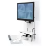 ERGOTRON Styleview sedací-stojaci vertikálny zdvihák pacientska izba (biela)