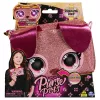 Purse Pets, Keepin’ It Clutch Dazzling Diva hračka šteniatko a náramková kabelka s rozsvietivými dúhovými očami, hračka pre dievčatá od 4 rokov