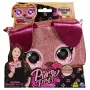 Purse Pets, Keepin’ It Clutch Dazzling Diva hračka šteniatko a náramková kabelka s rozsvietivými dúhovými očami, hračka pre dievčatá od 4 rokov