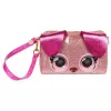 Purse Pets, Keepin’ It Clutch Dazzling Diva hračka šteniatko a náramková kabelka s rozsvietivými dúhovými očami, hračka pre dievčatá od 4 rokov