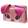 Purse Pets, Keepin’ It Clutch Dazzling Diva hračka šteniatko a náramková kabelka s rozsvietivými dúhovými očami, hračka pre dievčatá od 4 rokov