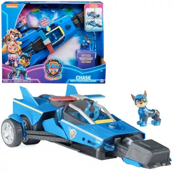 Policajné auto PAW Patrol Chase’s Mighty Transforming Cruiser so svetlami a zvukmi