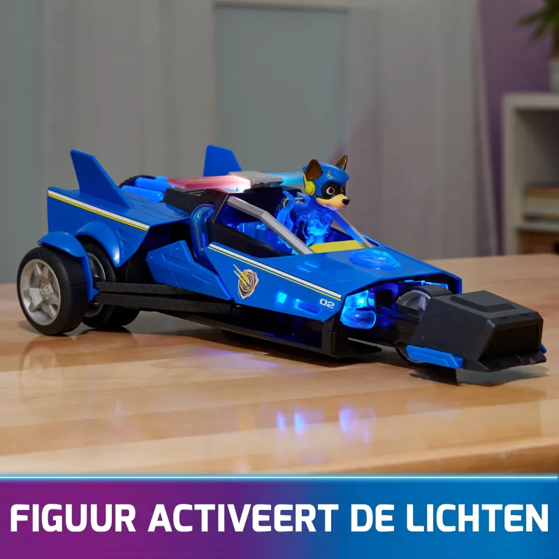 Policajné auto PAW Patrol Chase’s Mighty Transforming Cruiser so svetlami a zvukmi