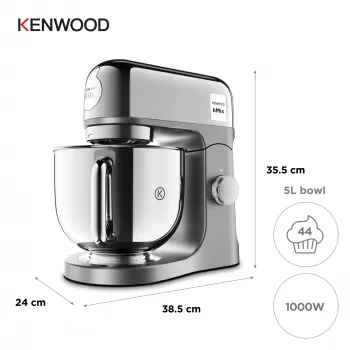 Kuchynský robot Kenwood kMix Special Edition KMX760ACH — 1000 W, chróm, nerezová misa