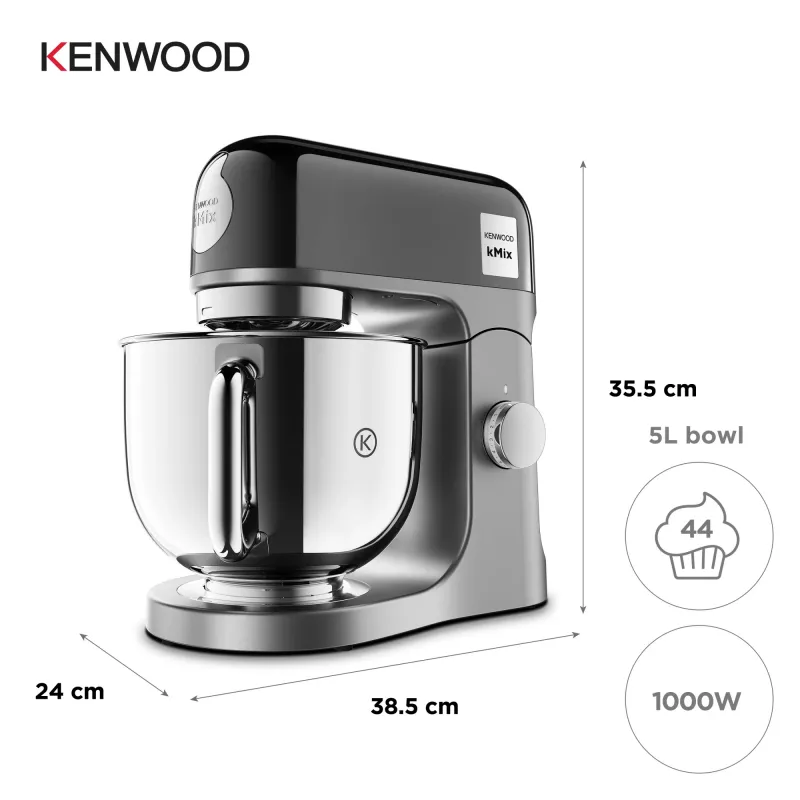 Kenwood kMix Special Edition kuchynský robot 1000 W 5 L čierny, chróm