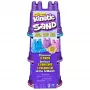 Kinetic Sand, Shimmer Sand balenie 3 ks s formičkami a 340g, kinetický piesok pre deti, 4 roky, netoxický, plast, modrý, ružový, fialový