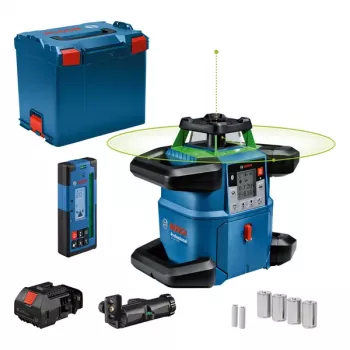 Rotačný laser Bosch GRL 650 CVHG Professional 18 V so zelenou laserovou líniou, L-BOXX