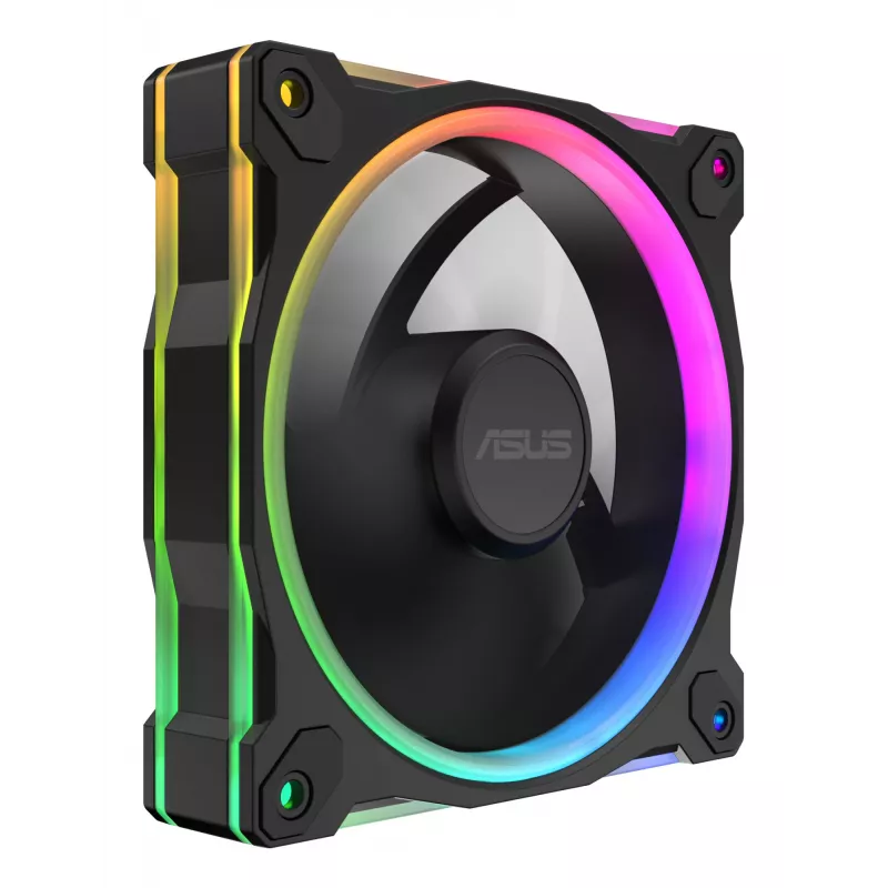 Ventilátor ASUS Prime MR120 ARGB Reverse čierny 12 cm klzné ložisko