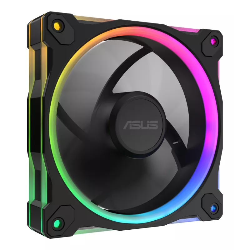 Ventilátor ASUS Prime MR120 ARGB Reverse čierny 12 cm klzné ložisko