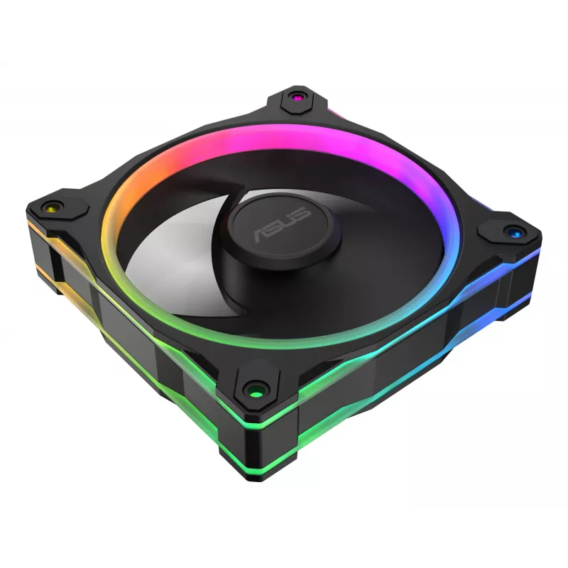 Ventilátor ASUS Prime MR120 ARGB Reverse čierny 12 cm klzné ložisko
