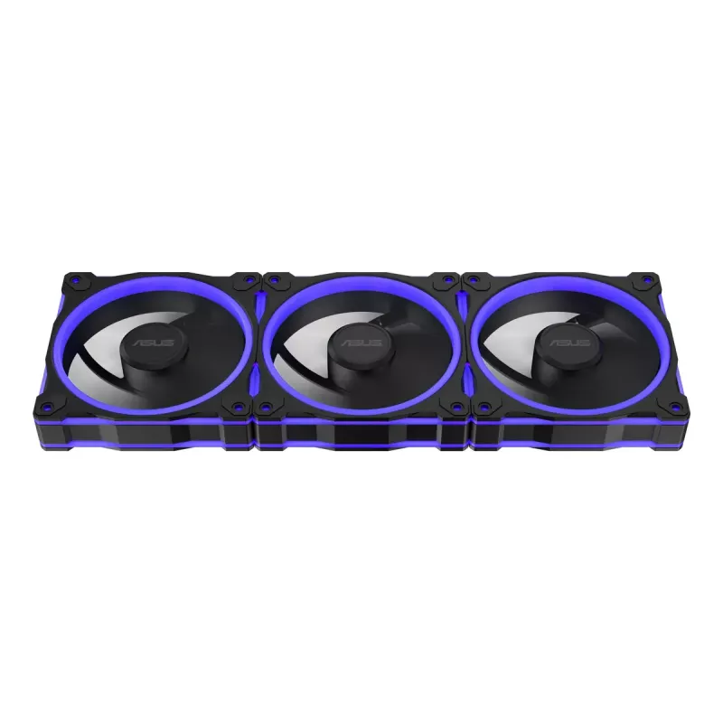 Ventilátor ASUS Prime MR120 Fan ARGB Reverse čierny 3in1 počítačová skriňa 12 cm 3 ks