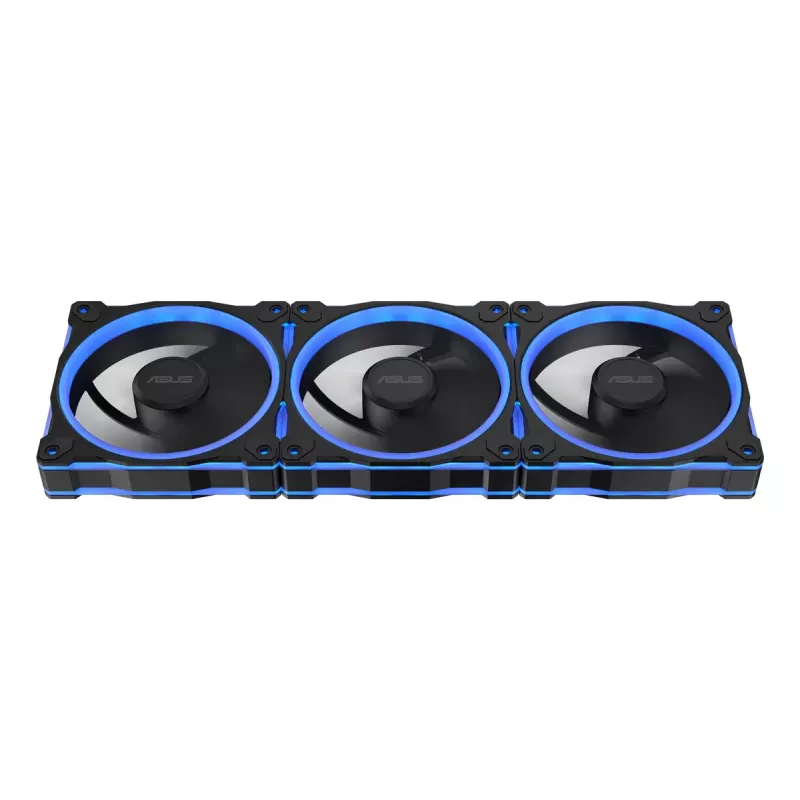 Ventilátor ASUS Prime MR120 Fan ARGB Reverse čierny 3in1 počítačová skriňa 12 cm 3 ks