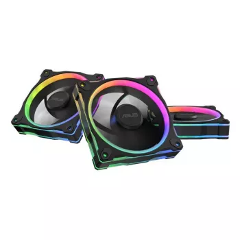 Ventilátor ASUS Prime MR120 Fan ARGB Reverse čierny 3in1 počítačová skriňa 12 cm 3 ks