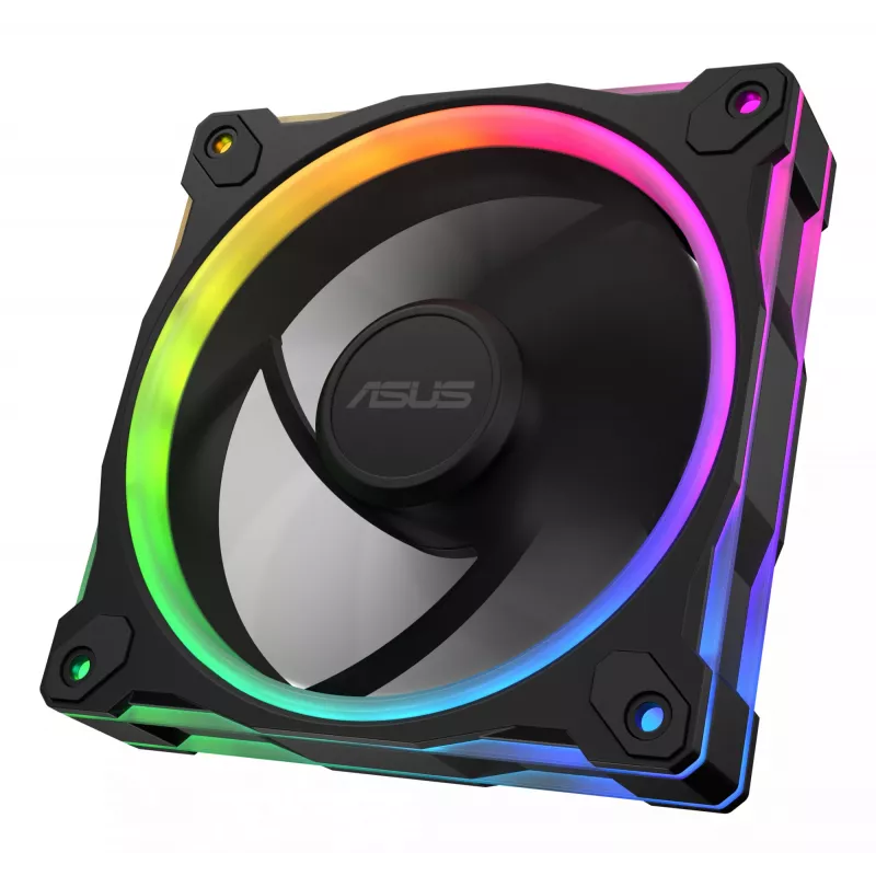 Ventilátor ASUS Prime MR120 ARGB čierny 12 cm klzné ložisko