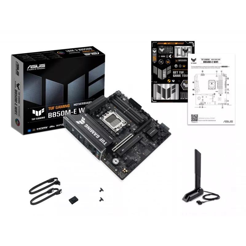 Základná doska ASUS TUF GAMING B850M-E WIFI AMD B850 Socket AM5 micro ATX
