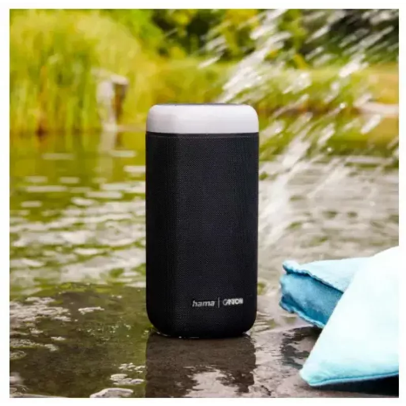Bluetooth reproduktor CANTON Glow Pro od HAMA, čierny, 3,5 mm jack, LED svetelné efekty
