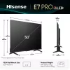 Hisense 50E77Q PRO QLED Smart TV 127 cm (50 palcov), 4K Ultra HD, 144 Hz, trojitý tuner, Dolby Vision, HDR10+, Wi-Fi, čierny