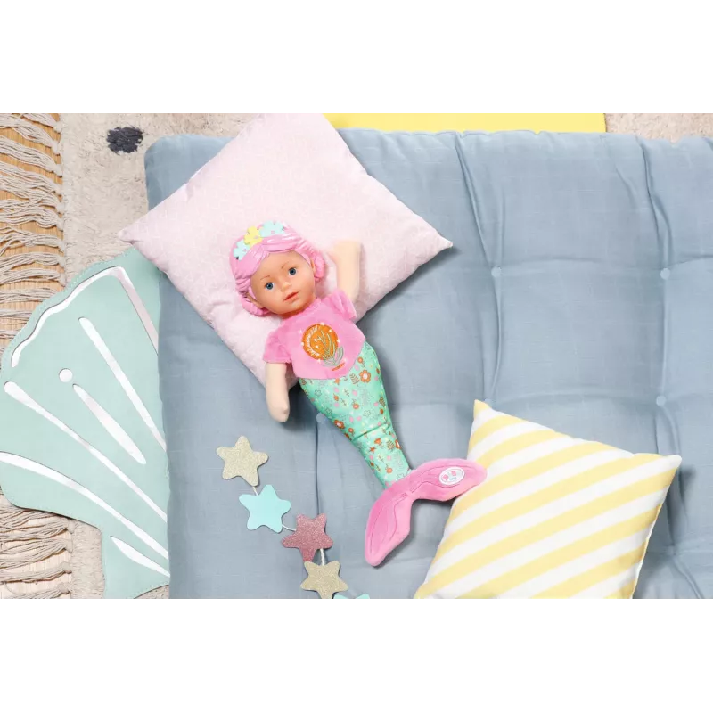 Bábika BABY born morská panna 33 cm umývateľná viacfarebná