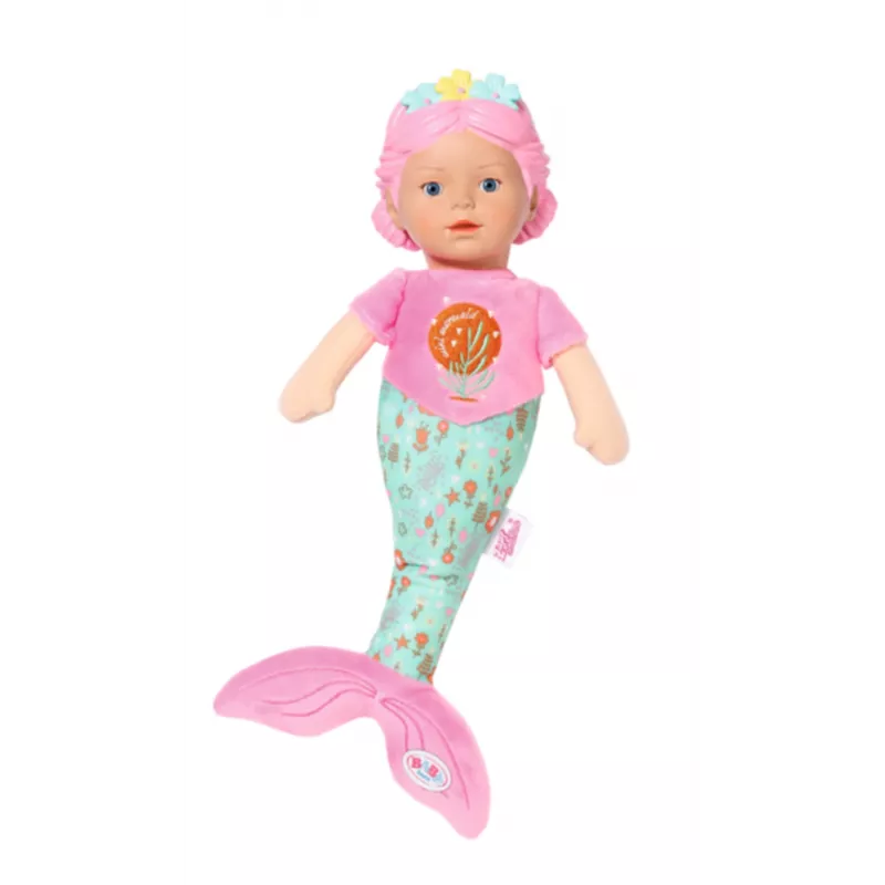Bábika BABY born morská panna 33 cm umývateľná viacfarebná