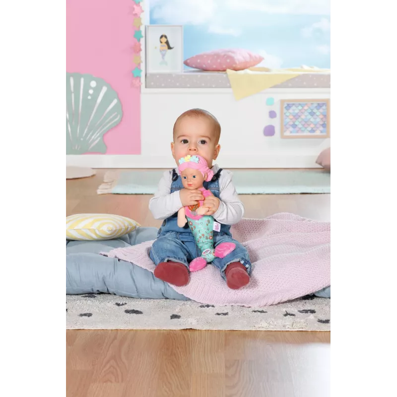 Bábika BABY born morská panna 33 cm umývateľná viacfarebná