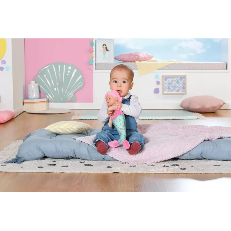 Bábika BABY born morská panna 33 cm umývateľná viacfarebná