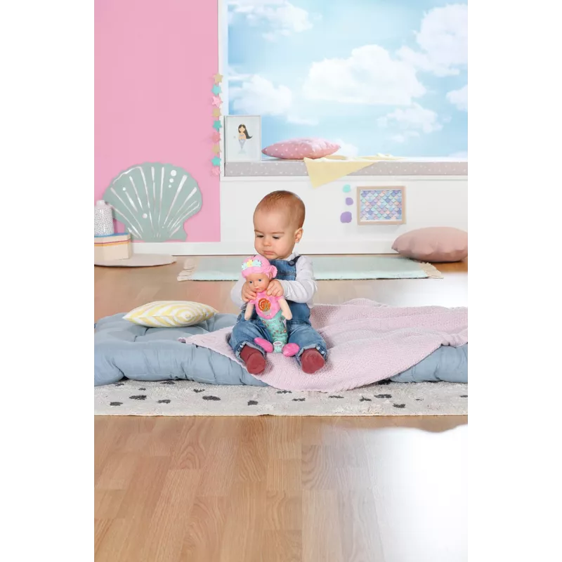 Bábika BABY born morská panna 33 cm umývateľná viacfarebná
