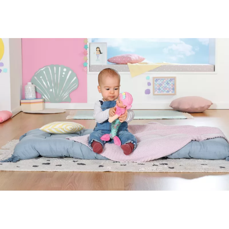 Bábika BABY born morská panna 33 cm umývateľná viacfarebná