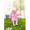 Sada oblečenia pre bábiky BABY born ružová sada kabátika 43 cm skladacia