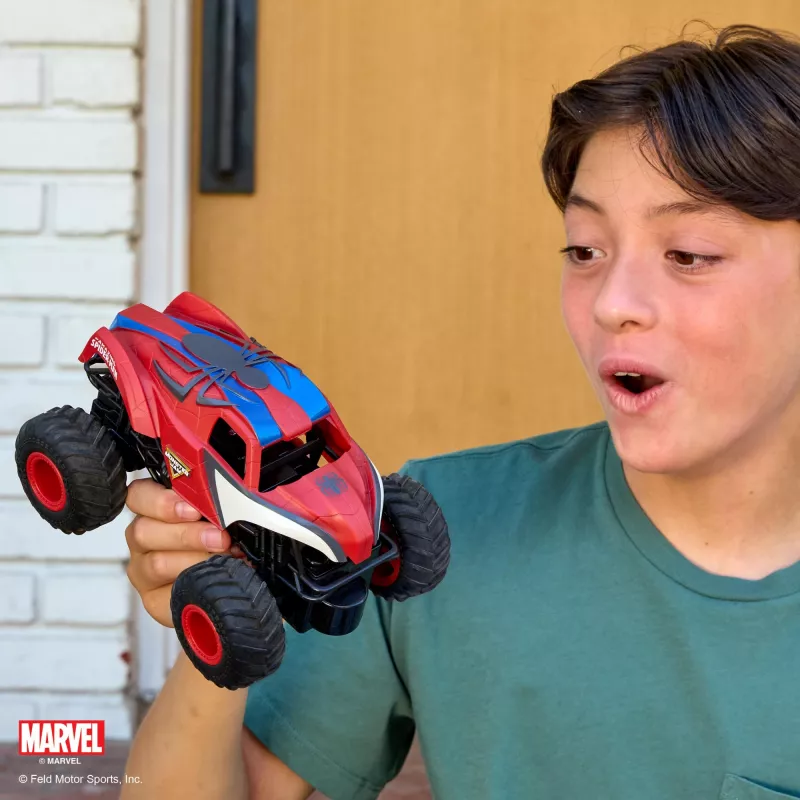Monster Jam, Marvel The Amazing Spider-Man RC monster truck, mierka 1:24, detská hračka pre chlapcov a dievčatá od 4 rokov